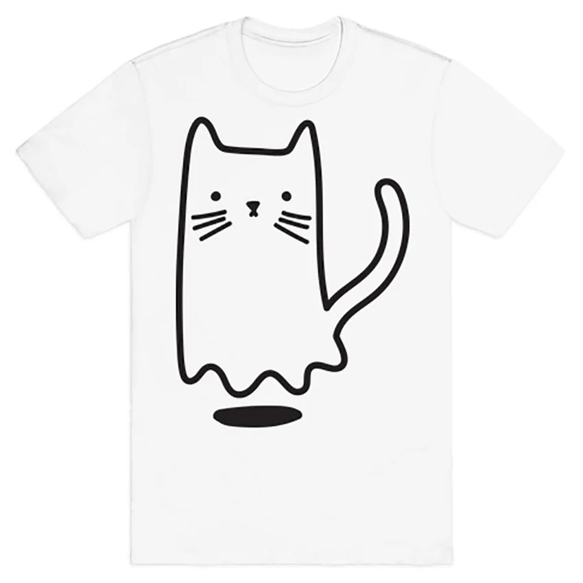 T Shirts Halloween Cat Ghost Jokes 