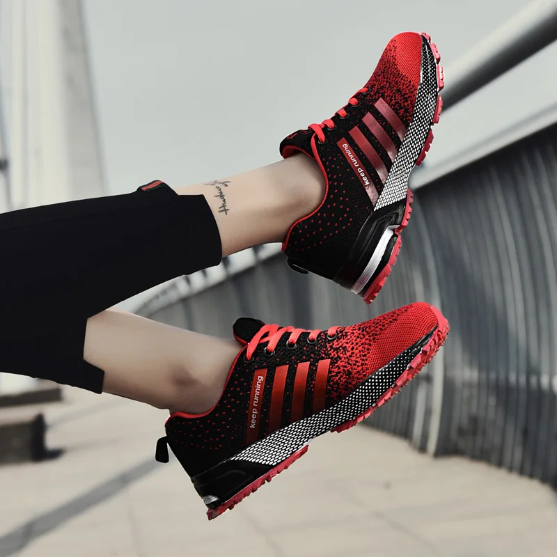 Уличная Женская дышащая теннисная обувь с воздушной подушкой сетчатая пара