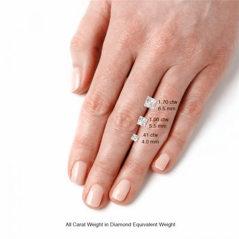 Лабораторный цветной Муассанит 7 шт 3x3 мм 0 3 карата/шт. без сертификатов и