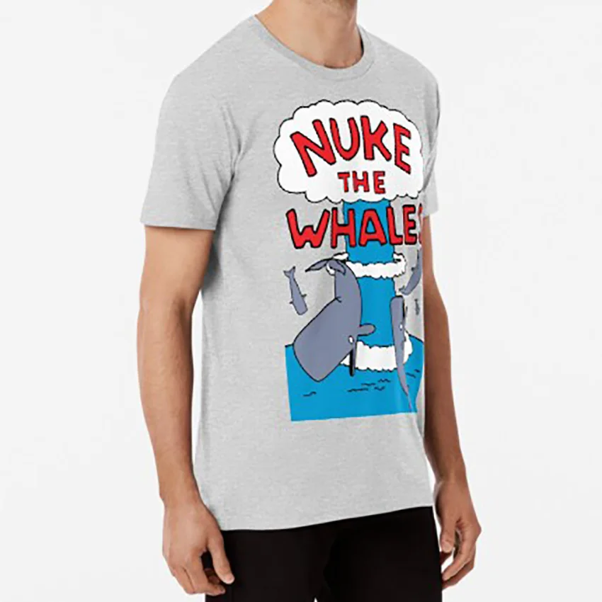 Футболка Nuke The Whales обратно в Виннипег рок низ на пару hams может его пиво говорящий