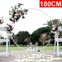 180cm round balloon arch holder bow of balloon circle wreath balloon stand wedding birthday party decor baby shower background