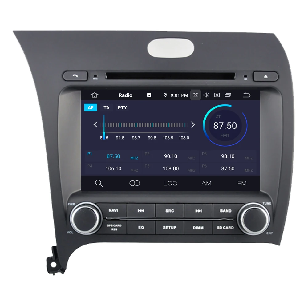 Автомагнитола RoverOne с DVD GPS для Kia K3 Forte Cerato Android 10 сенсорный экран мультимедийный