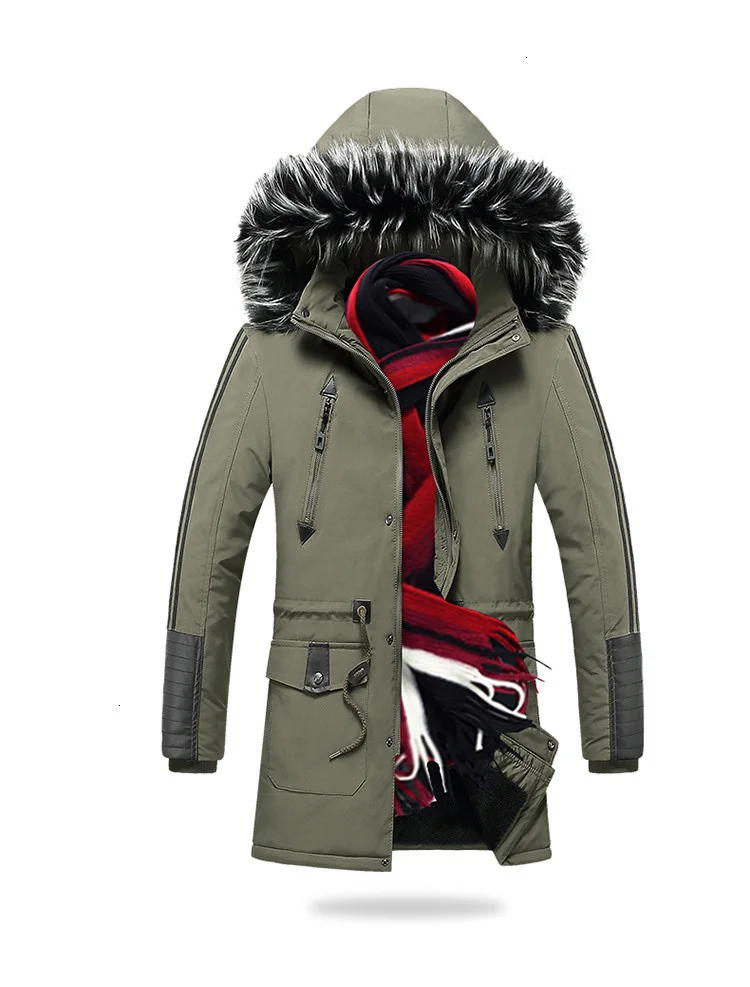 3xl модные парки, зимнее Мужское пальто, длинная теплая Модная парка, пальто, мужская куртка, парки с капюшоном, повседневная Толстая дышащая мужская одежда