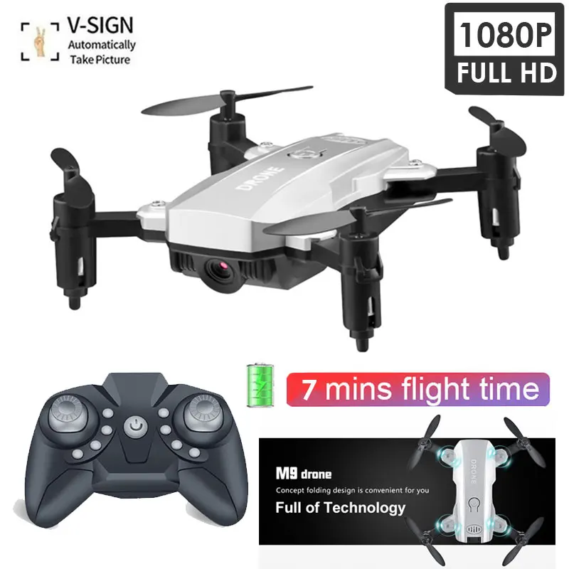 Супер Мини Дрон камера HD 1080P Wifi FPV складной высоты держать 3D ролл RC вертолет селфи