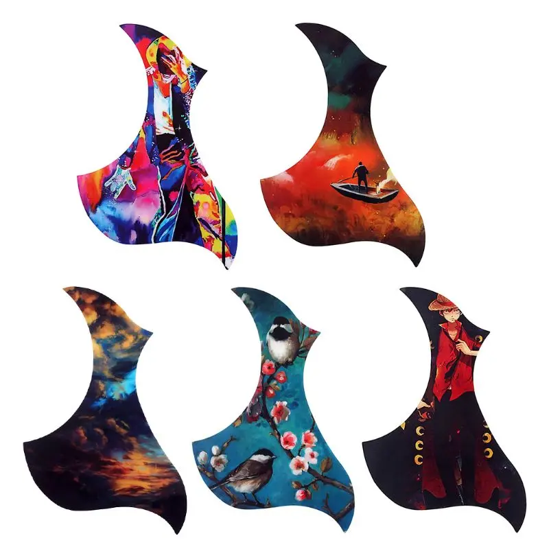 

Universal Acoustic Guitar Pickguard Decorated Self Adhesive Pick Guard Sticker