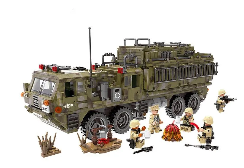 

XINGBAO 06014 Military Series The Scorpion Heavy Truck Set Building Blocks Bricks Educational Toys Christmas Gifts For Kids