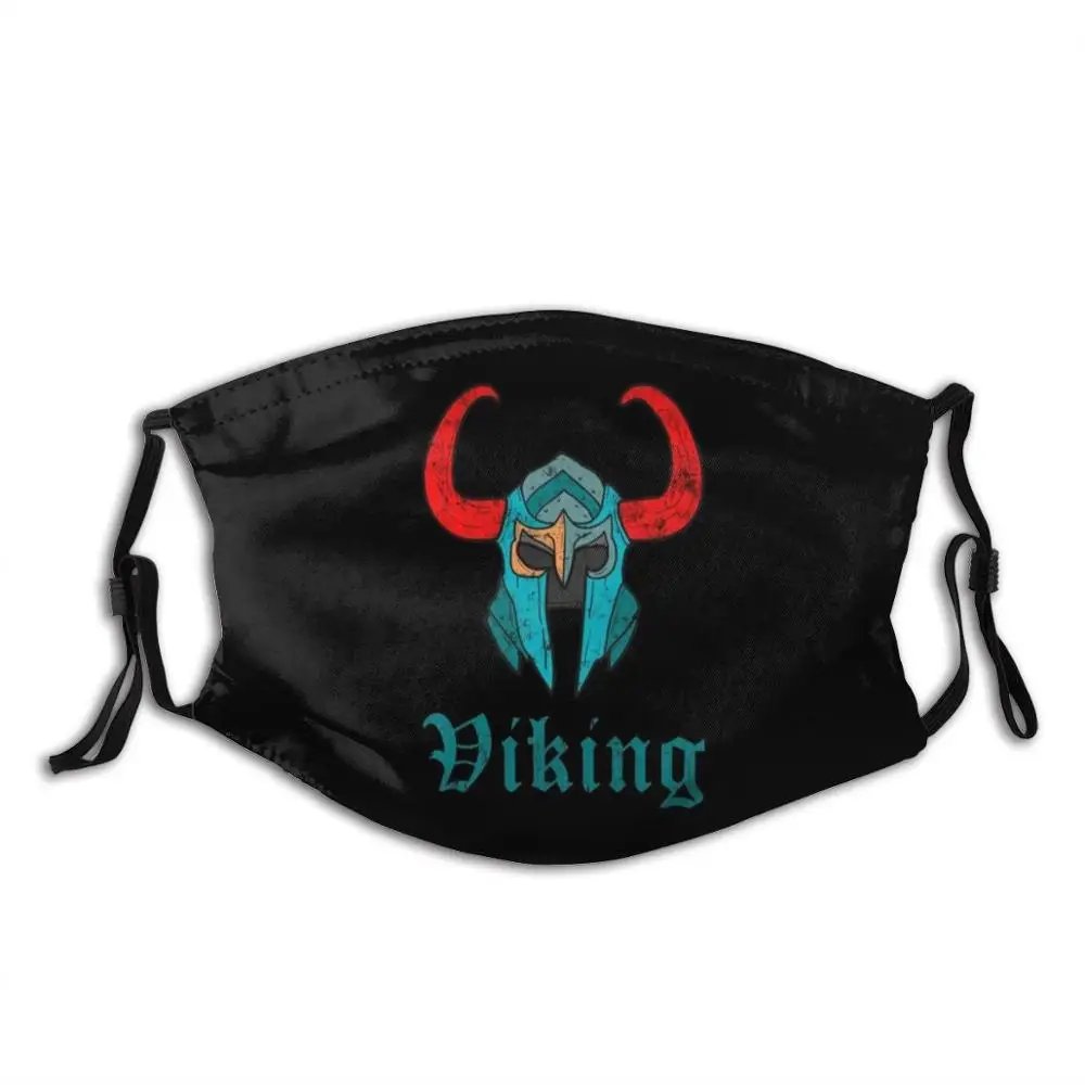 

Шлем викингов воинов забавная крутая Тканевая маска викингов варвар головы рог графика норсеманский скандинавский шлем Raider Викинги