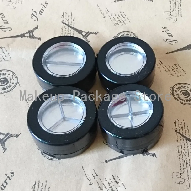Бесплатная доставка 30 мм 100 шт./лот пустой пластиковый чехол для теней век круглый