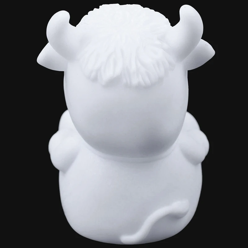 Светодиодный светильник в форме коровы 7 цветов Ночной с животными домашний