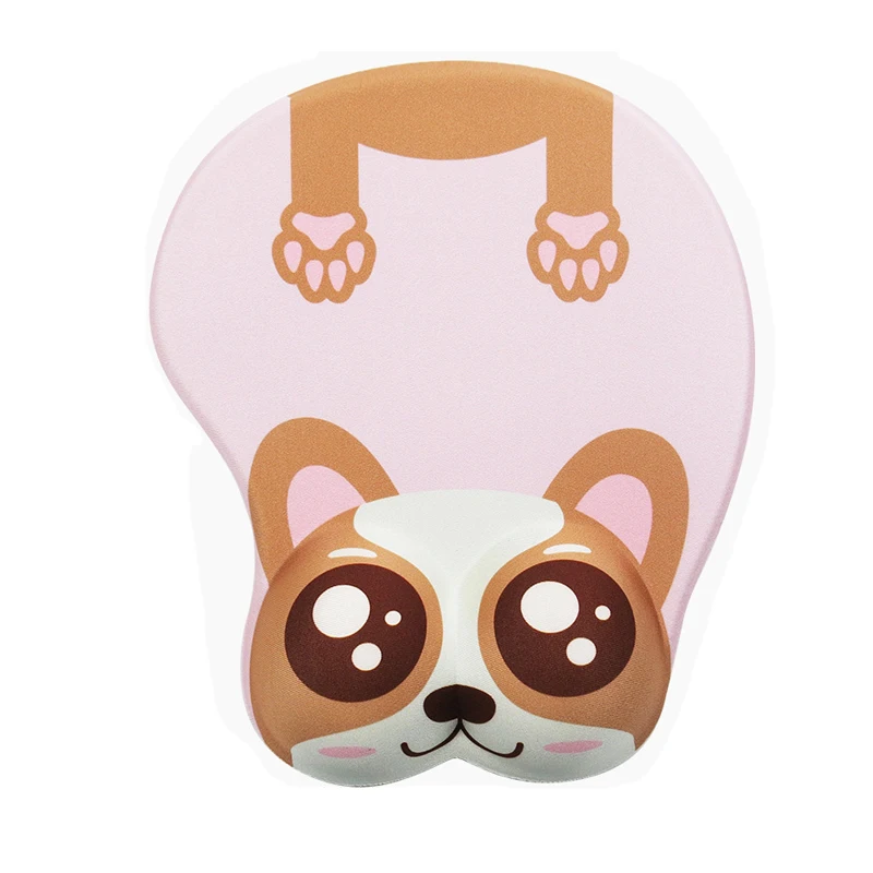 Игровой коврик для мыши с милым котом игровой компьютерный светодиодный