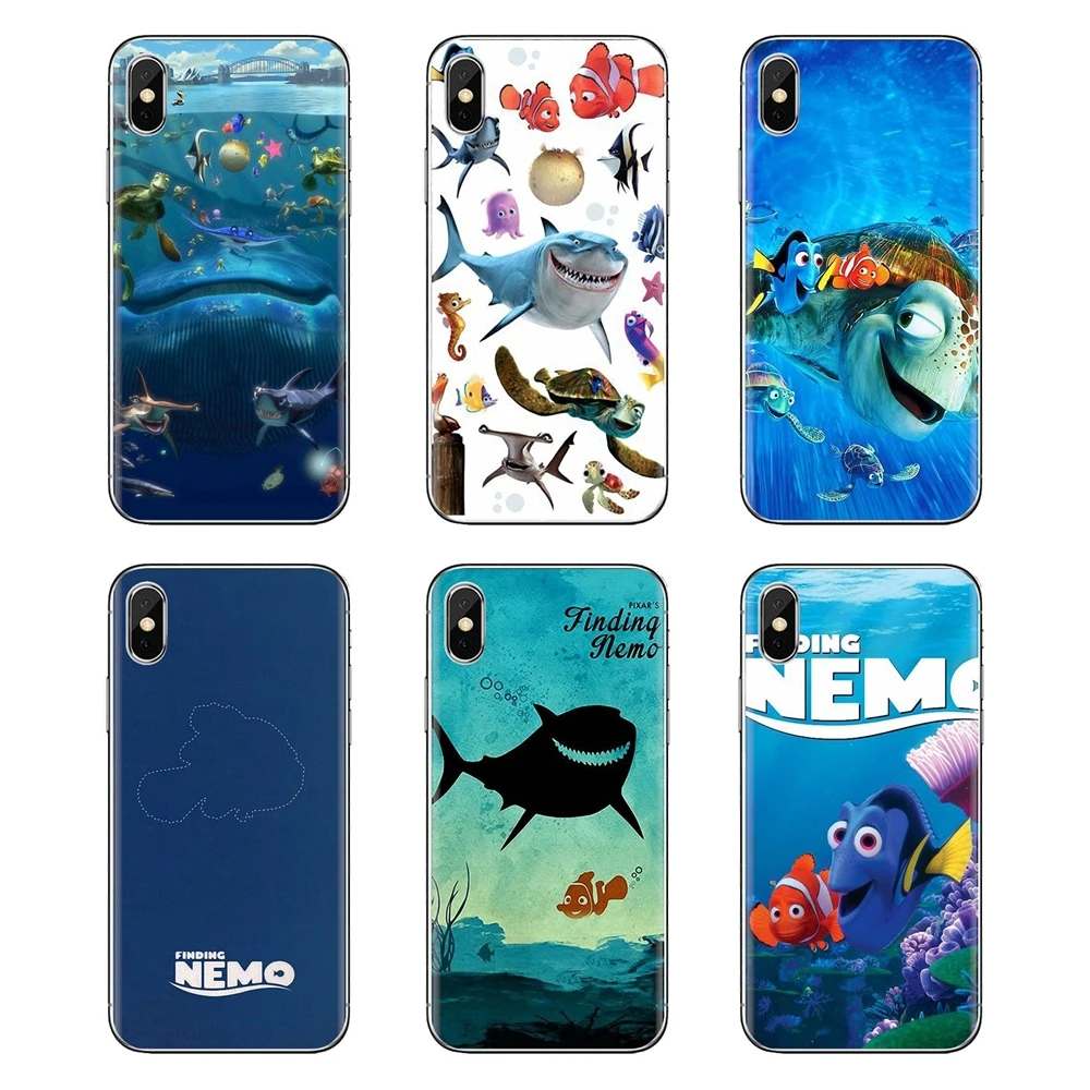 Белая Акула футболки с рисунком из мультфильма В поисках Немо рыба плоскодонка