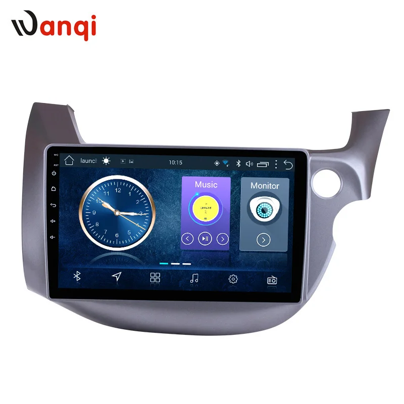 Автомобильный GPS-навигатор wanqi 10 1 дюйма Android 8 для Honda Fit 2008-2013 с поддержкой правого