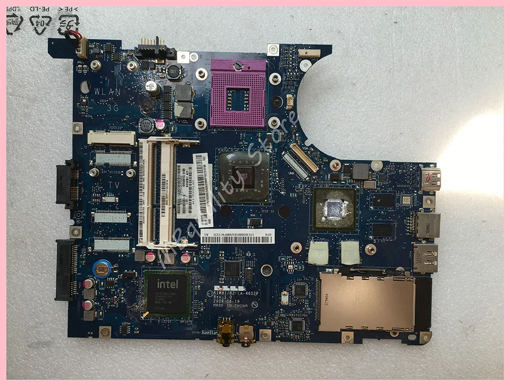 Оригинальная материнская плата для Lenovo Y550, материнская плата для ноутбука PGA478 PM45 100%, рабочий подарок для процессора