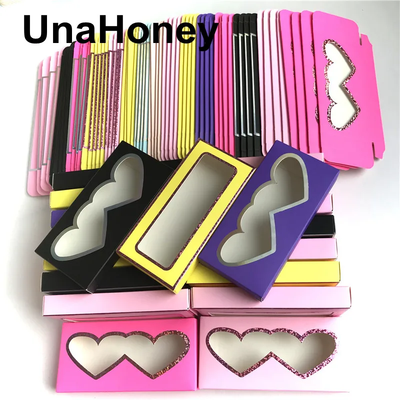 50/100 шт. картонная бумажная упаковочная коробка для 25 мм длинных ресниц оптом