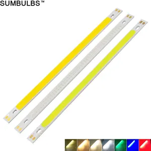 Sumbulbs 200x10MM 0422 10W LED Light COB Strip Lamp DC 12-14V 1000LM Green Yellow Red Blue Warm White Pure White Bar Light