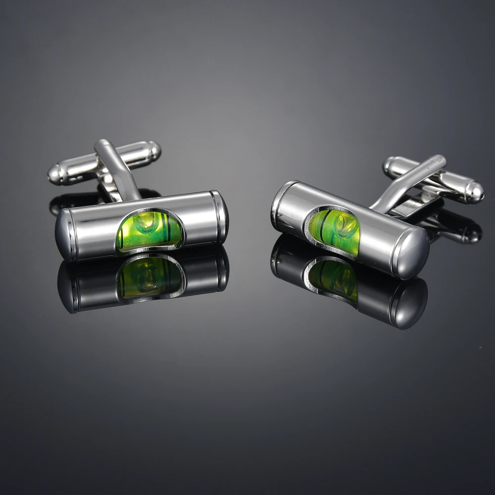 Роскошная запонка Мужская рубашка манжеты Кнопка французские квадратные часы