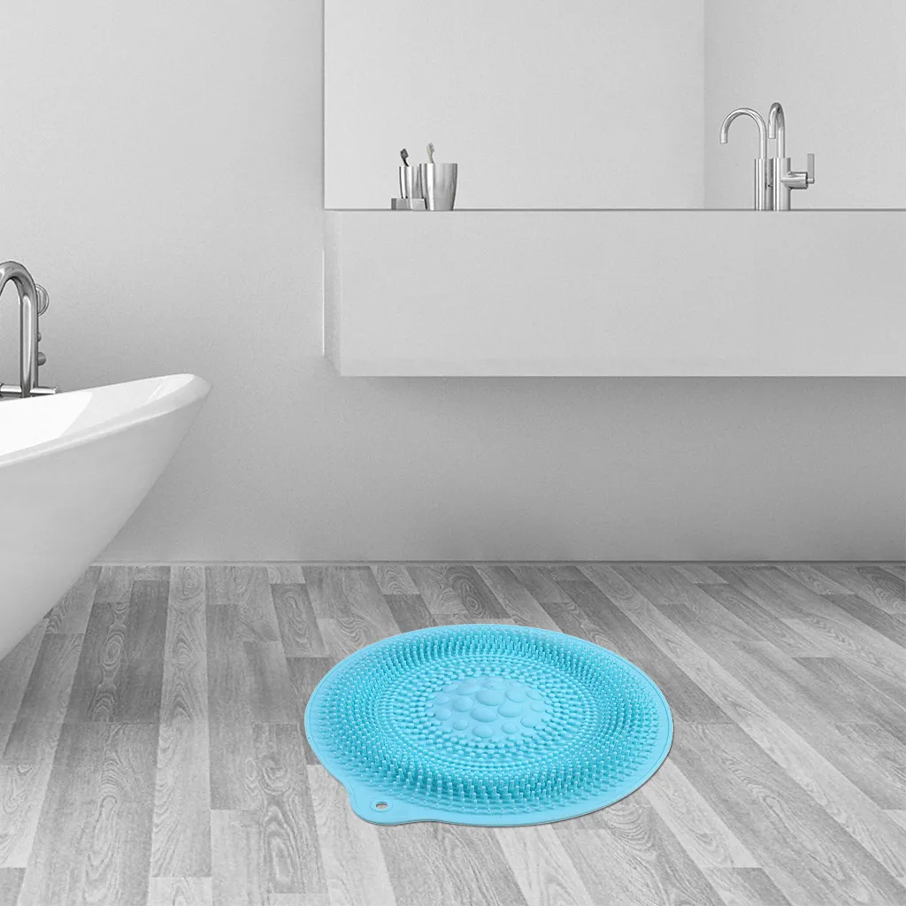 30 см круглая силиконовая Массажная подушка для ванны щетка ленивых мытья ног