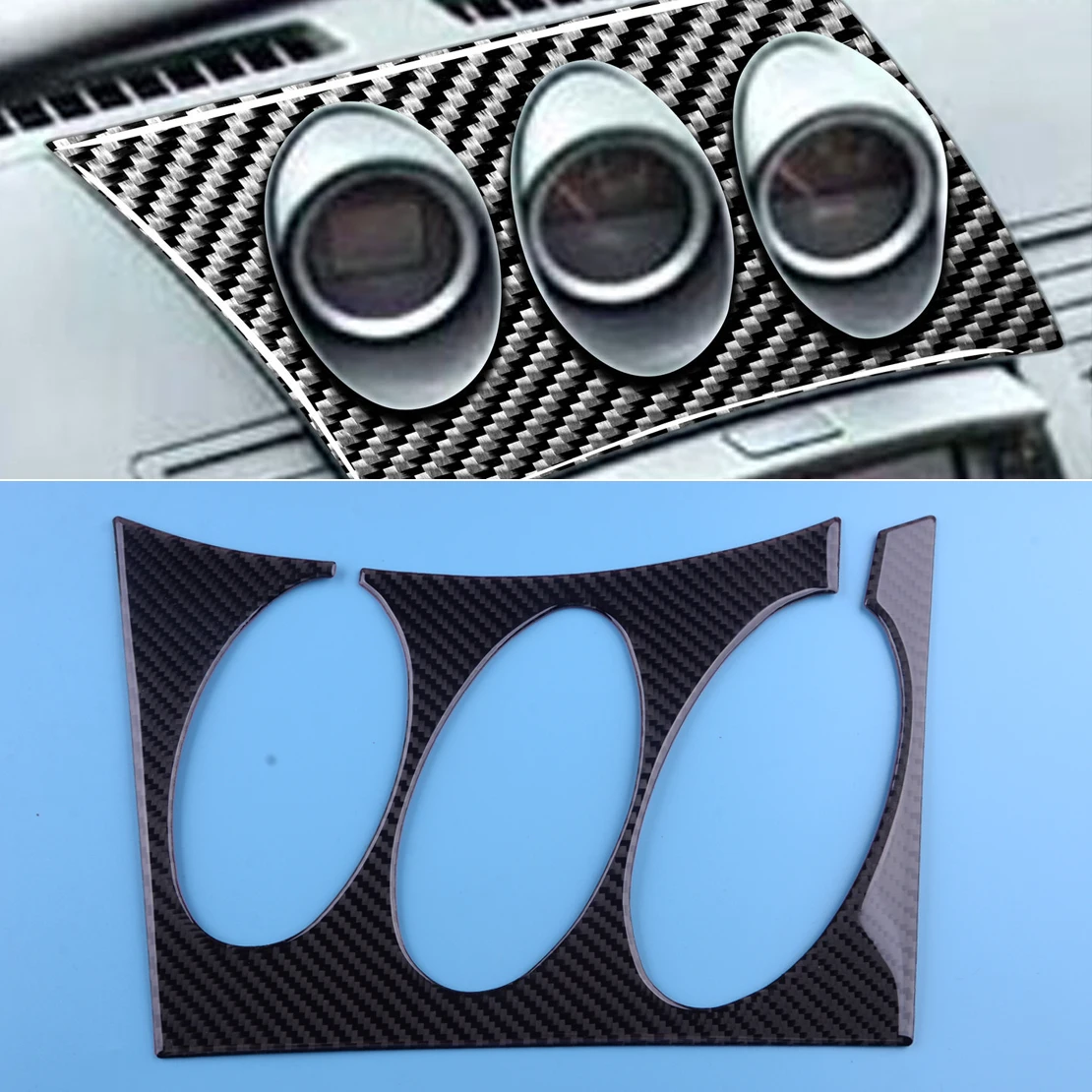 

Карбоновое черное внутреннее радио, кондиционер, консоль, обрезанная рамка, Подходит для Nissan 350Z 2003 2004 2005 2006 2007-2009