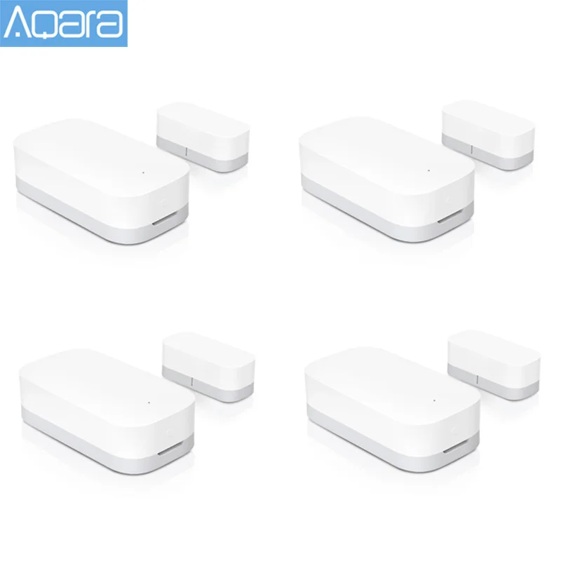 Датчик открытия окон и дверей Aqara Zigbee Беспроводной сенсор работает с приложением