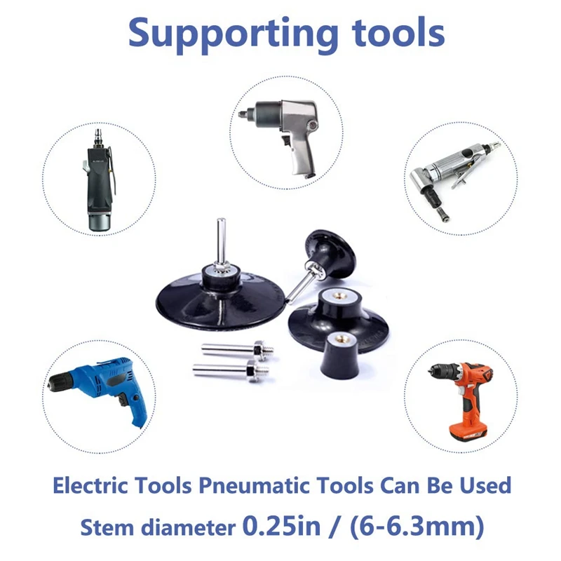 

GTBL 25Pcs 3 Inch Roloc Quick Change Discs Set Sanding Discs with 1/4 inch Holder Surface Conditioning Discs Rust Paint