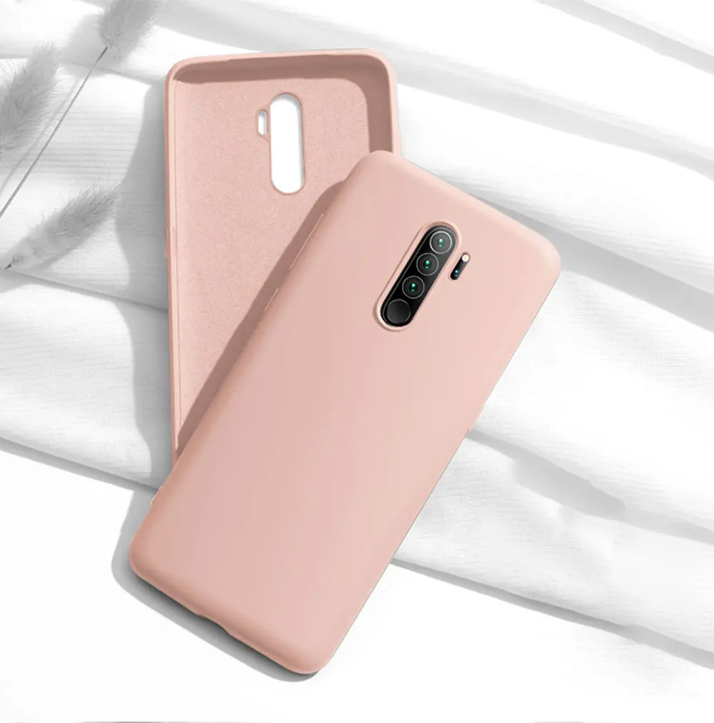 10 шт. жидкий силиконовый чехол для Xiaomi Redmi 7 7A 6 6A K20 Pro Go Note 8 7 Pro мягкий тонкий чехол для телефона яркие цвета задние чехлы