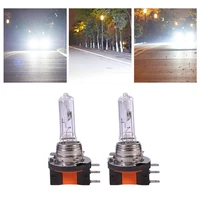 1 pair h15 halogen white fog lamps bulbs for car 12v h15 55w halogen bulb vehicle head lamp light car styling accessories