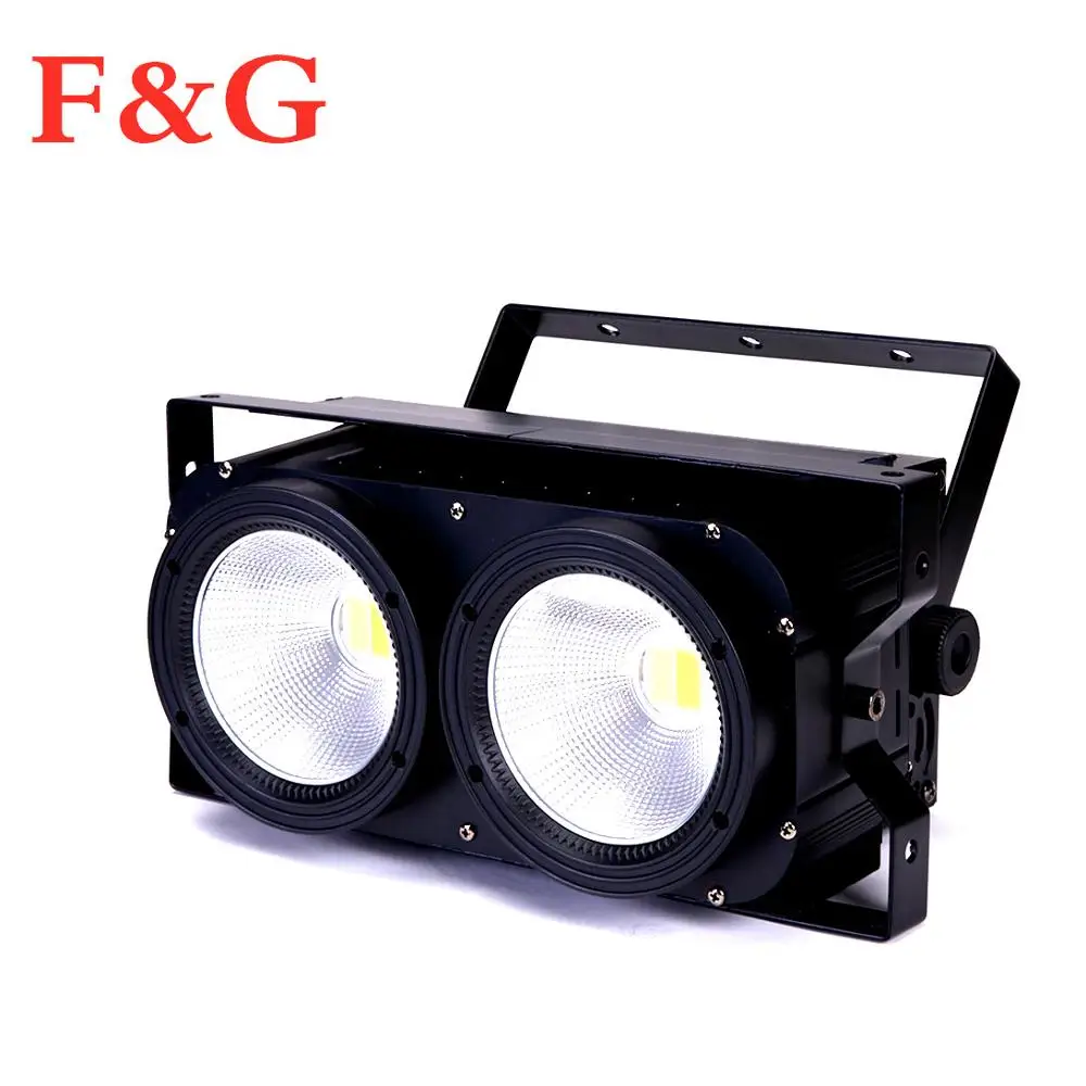 Новинка 2x100 Вт праздничный светодиодный светильник с белым светом 2 в 1 полым DMX