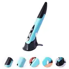 Новинка 2,4G Беспроводная USB оптическая ручка-Презентер Регулируемая 1200DPI 4 клавиши мини-мышь для планшета ноутбука ПК настольного компьютера Smart TV Box