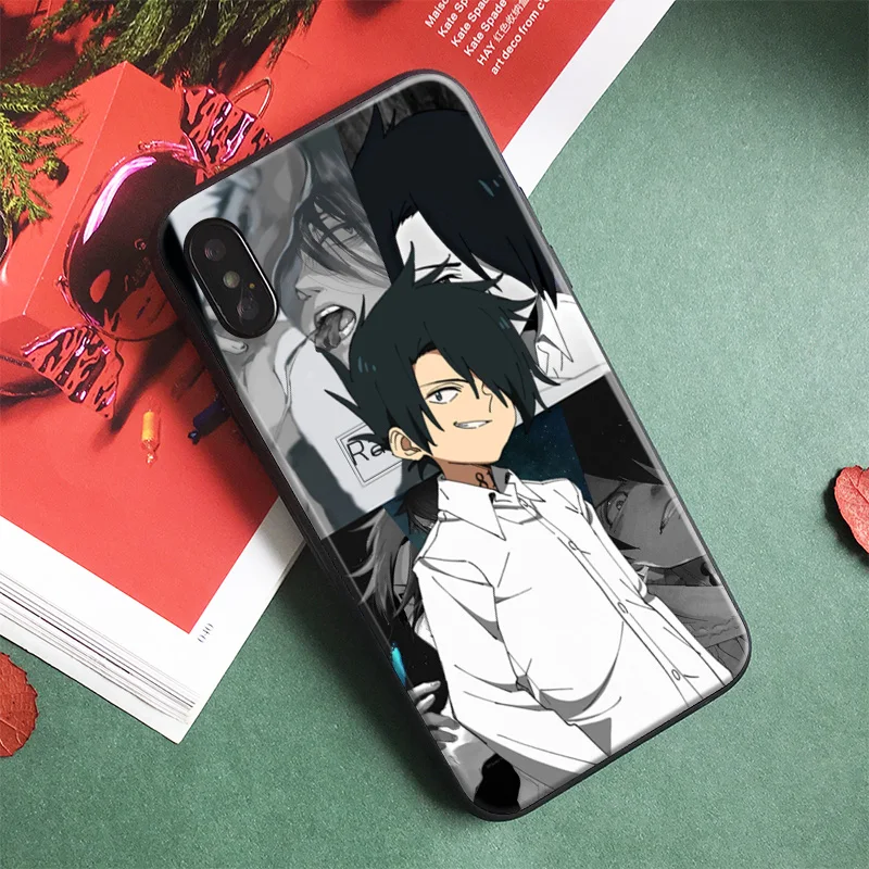 ray the promised neverland anime phone case cover shell for iphone se 6 6s 7 8 6splus 7plus 8plus x xr xs 11 pro max free global shipping