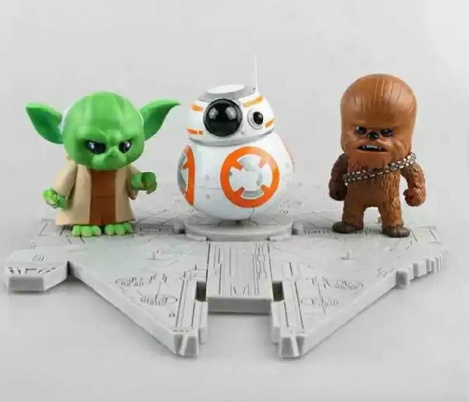 6 шт./компл. фильм Звездные войны мандалорские кило Рен &amp Чубакка йода BB-8 Дарт