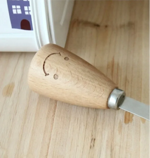 37 градусов Жизнь Zakka улыбающееся лицо деревянная ручка из нержавеющей стали