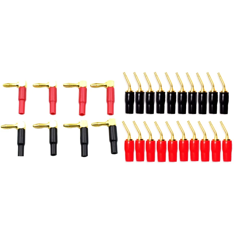 

Штыри типа «банан», 2 мм, винтового типа с 8 шт. 4 мм штекерами типа «банан», провода для динамиков, Соединительный адаптер