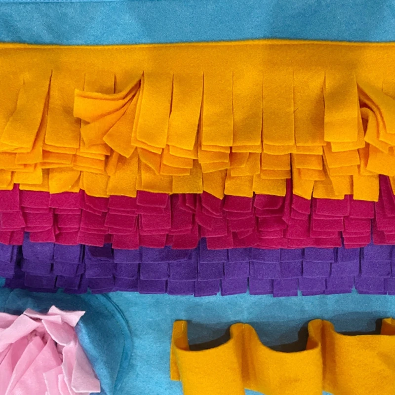 

Pet Dog Snuffle Mat Nose Smell Training Blanket Sniffing Pad Slow Feeding Bowl U90A