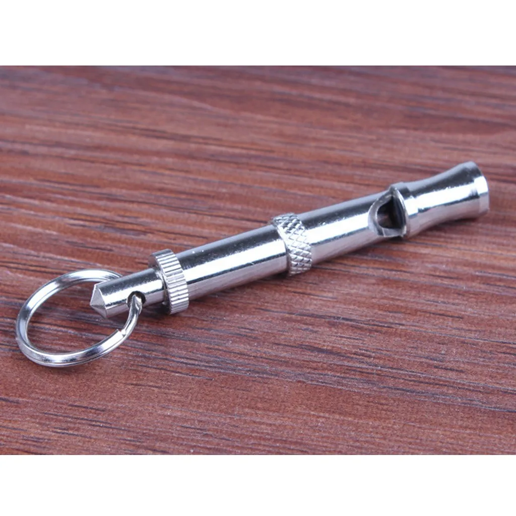 Свисток для дрессировки собак Transer серебристый металлический брелок свисток