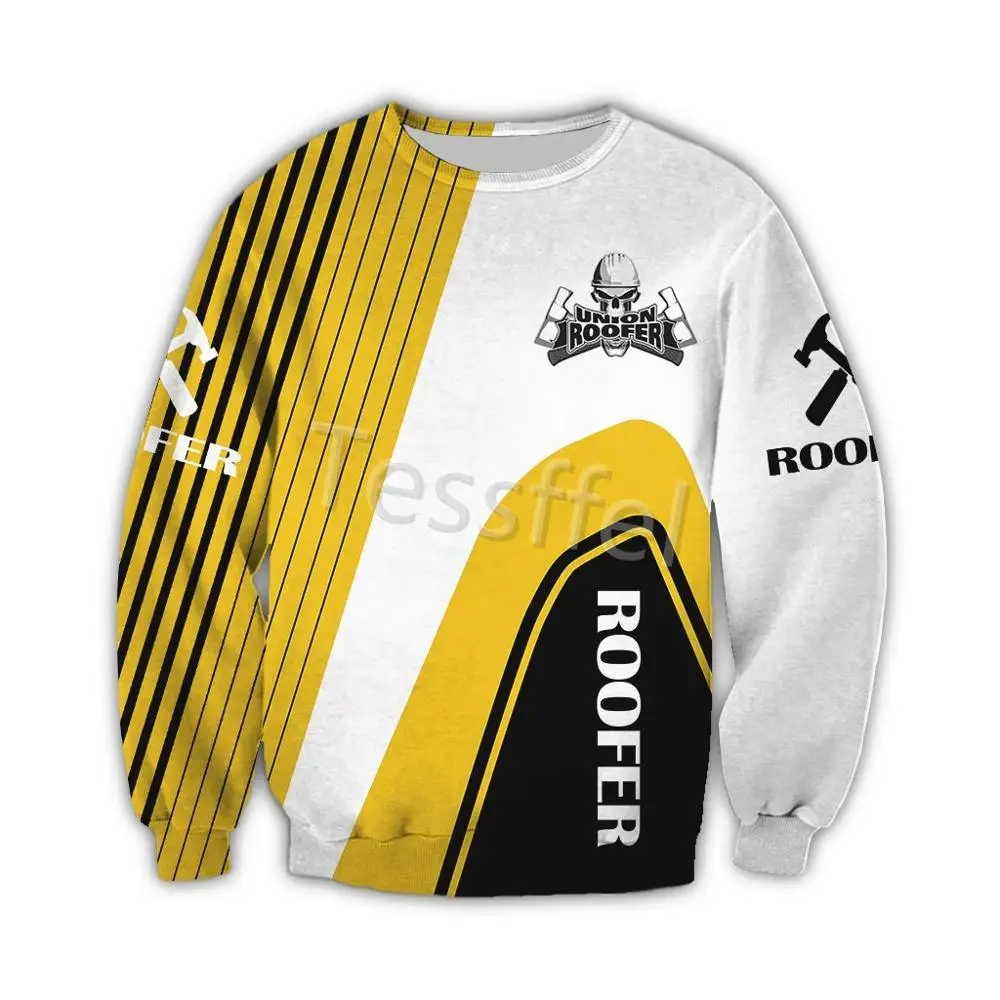 

Tessffel Roofer I Love My Job 3D Printed New Men's Sweatshirt Zipper Hoodie Casual Jacket Sweater Autumn/Winter Style-4