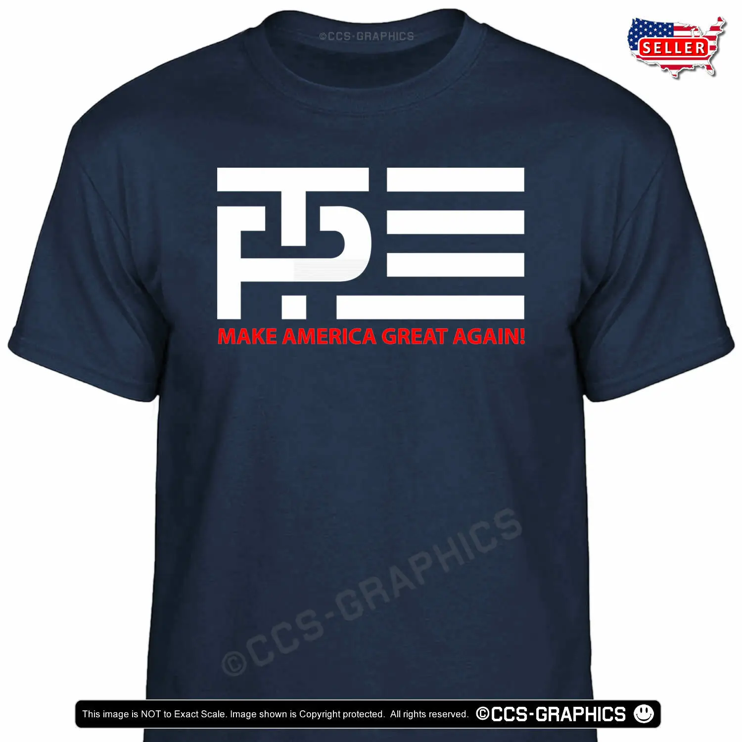 Трамп пенсов логотип Футболка &quotмага&quot на ваш выбор футболка американская