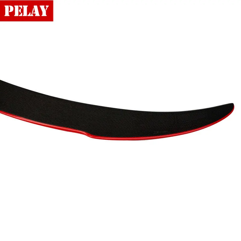 

FD Red Line Style Spoiler For Mercedes Benz CLA Class W117 C117 Carbon Fiber Rear Trunk Wing CLA45 180 200 250 260 2013-UP