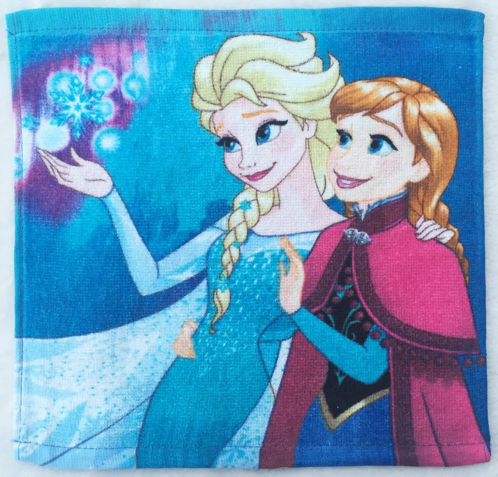 Полотенце Disney для девочек Холодное сердце принцесса Эльзы мультяшный узор
