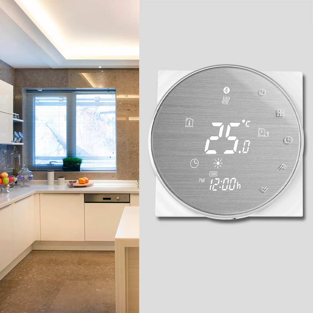 Термостат для водонагревателя с Wi Fi программируемый сенсорный ЖК дисплей|Умная