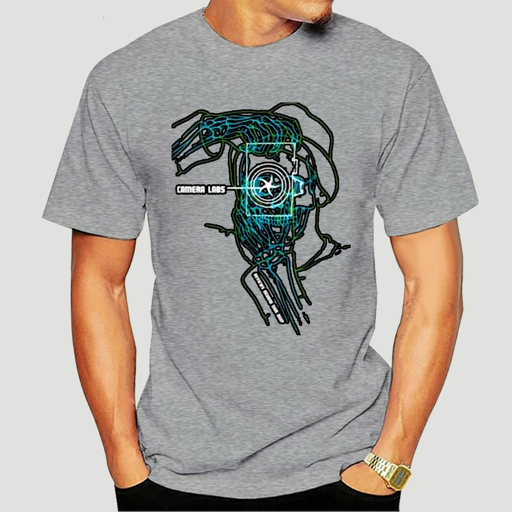 Мужская футболка с принтом футболки круглым вырезом и коротким рукавом