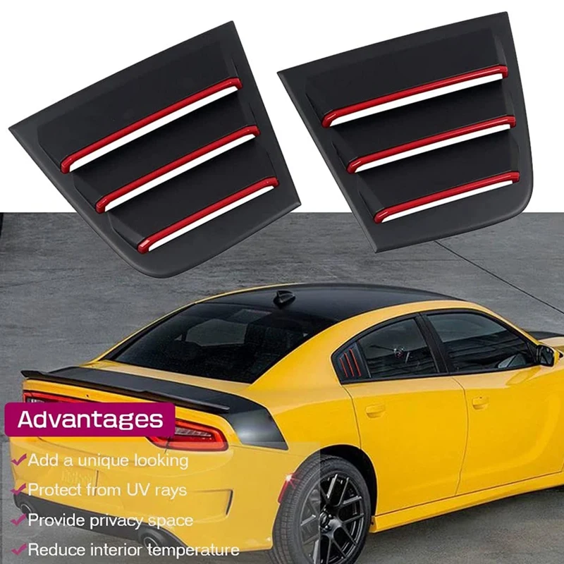 

Накладки на окна задние боковые для Dodge Charger 2011-2021