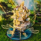 Художественная модель MU, 3D металлическая головоломка, наборы для сборки моделей эльфийского трона, 3D лазерная резка, сборные игрушки, подарок для детей
