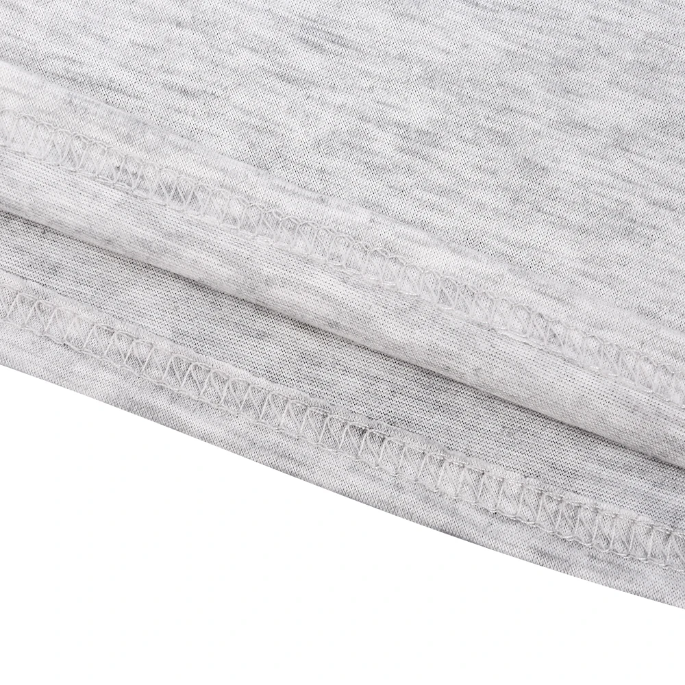 2019 Лето Новая Мода Футболка Светло Серый Графический Письмо Печати Женщины