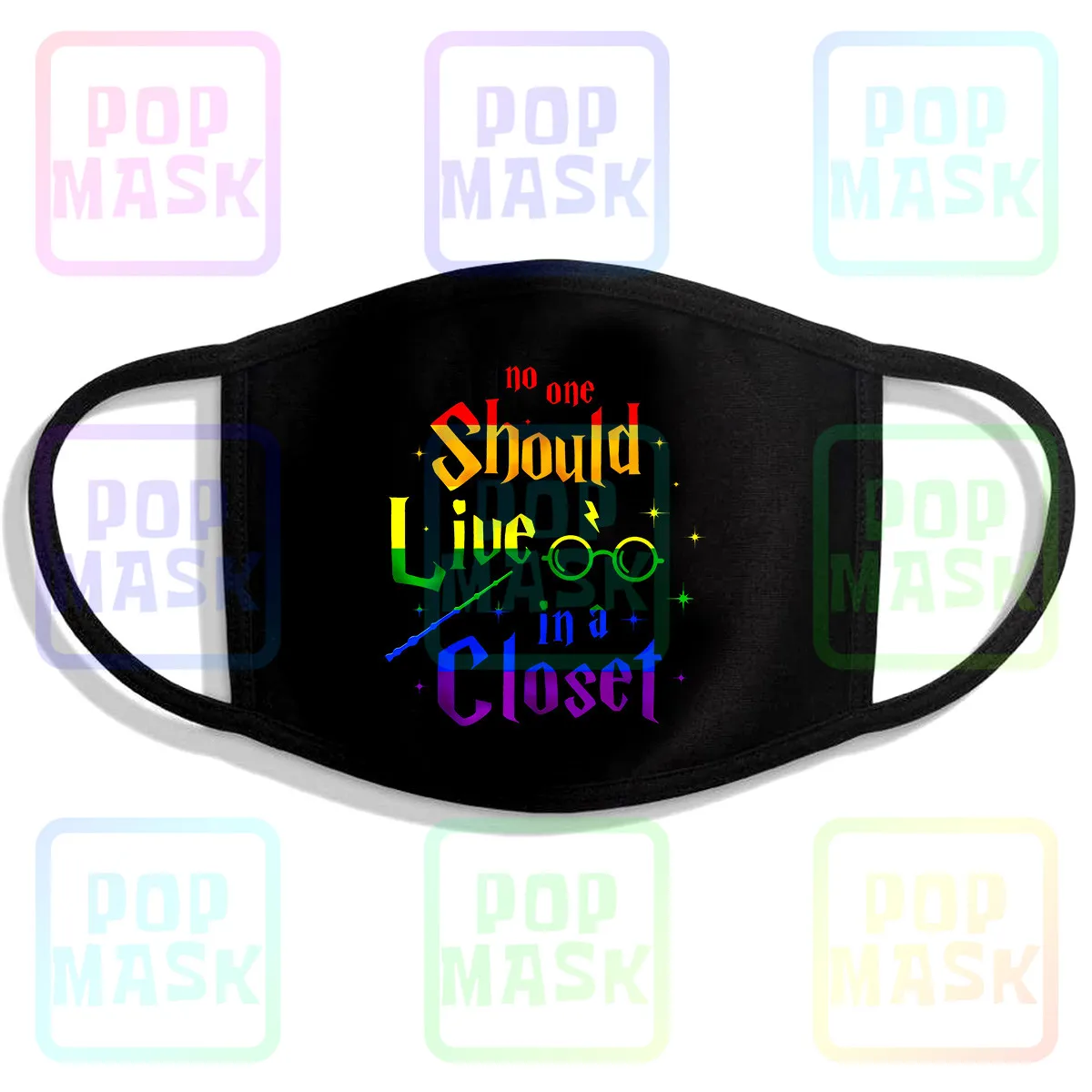 Никто не должен жить в шкафу ЛГБТ гей Прайд многоразовые из материала на основе