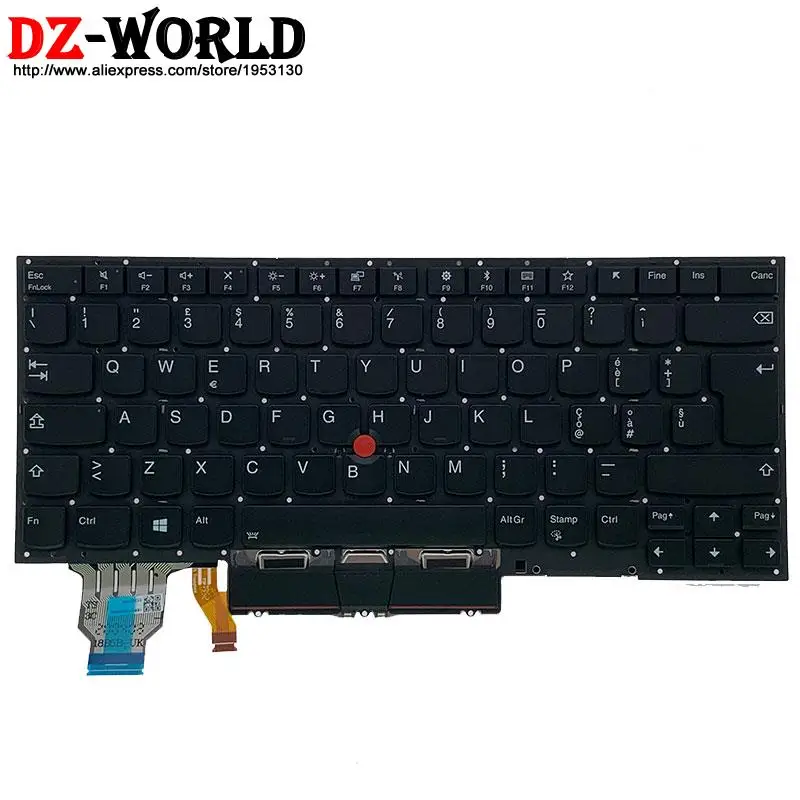 Новая Оригинальная итальянская клавиатура с подсветкой IT для ноутбука Lenovo Thinkpad X1