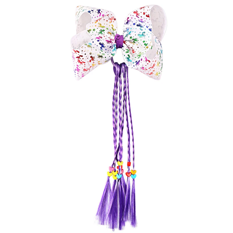 Carter Lisa Новые Девушки Большой размер красочные парики конский хвост волосы