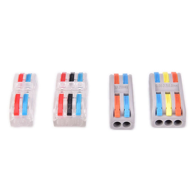 HUXUAN 2 шт мини проводной разъем Быстрый компактный Универсальный клеммные блоки |