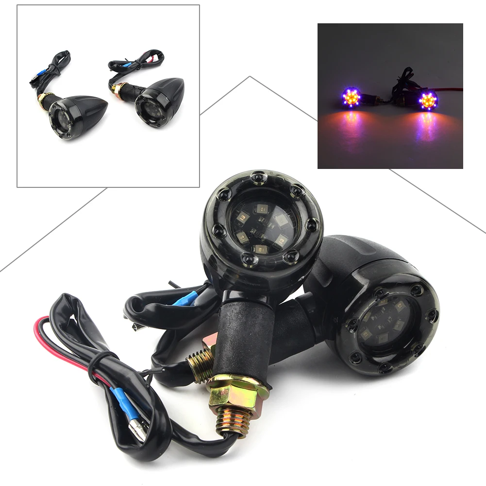 

2Pcs Universial Motorcycle LED Turn Signal Light Indicators Bulb Lamp for Harley Davidson