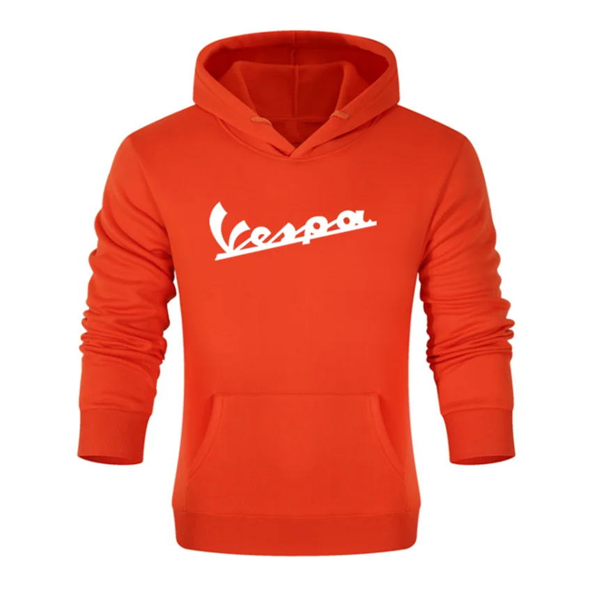 

2021 Spring Autumn New VESPA Logo Print Men's Hoodie Multicolor Fashion Personality Hip Hop Sweatshirt Asian Size S 3XL