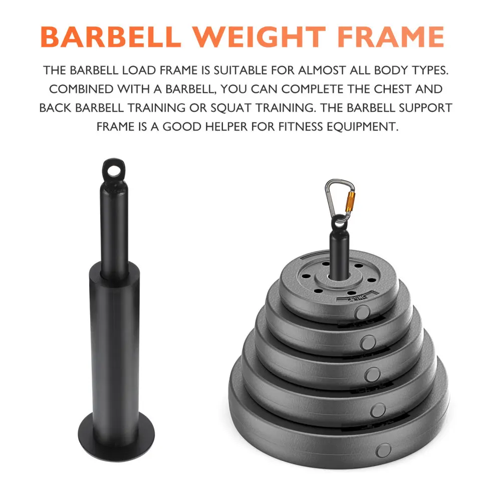 

1Pc Weight-bearing Dumbbell Bracket Barbell Slice Loading Pin Steel Weight Tray